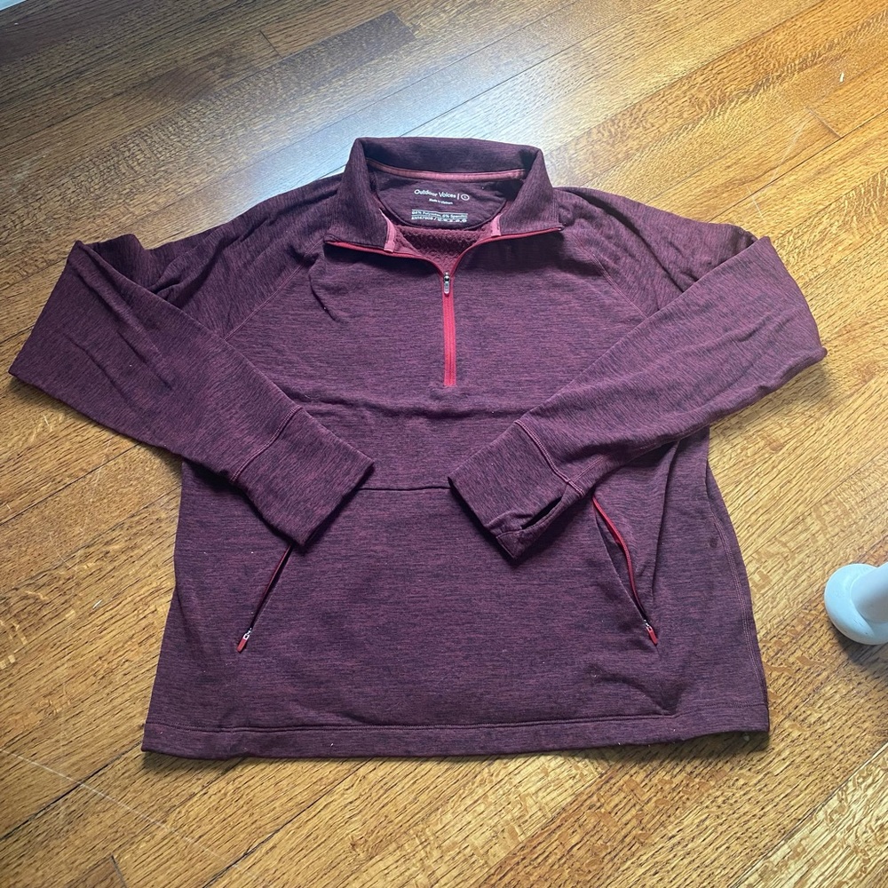 Outdoor Voices Zip-Up Crop Sweatshirt